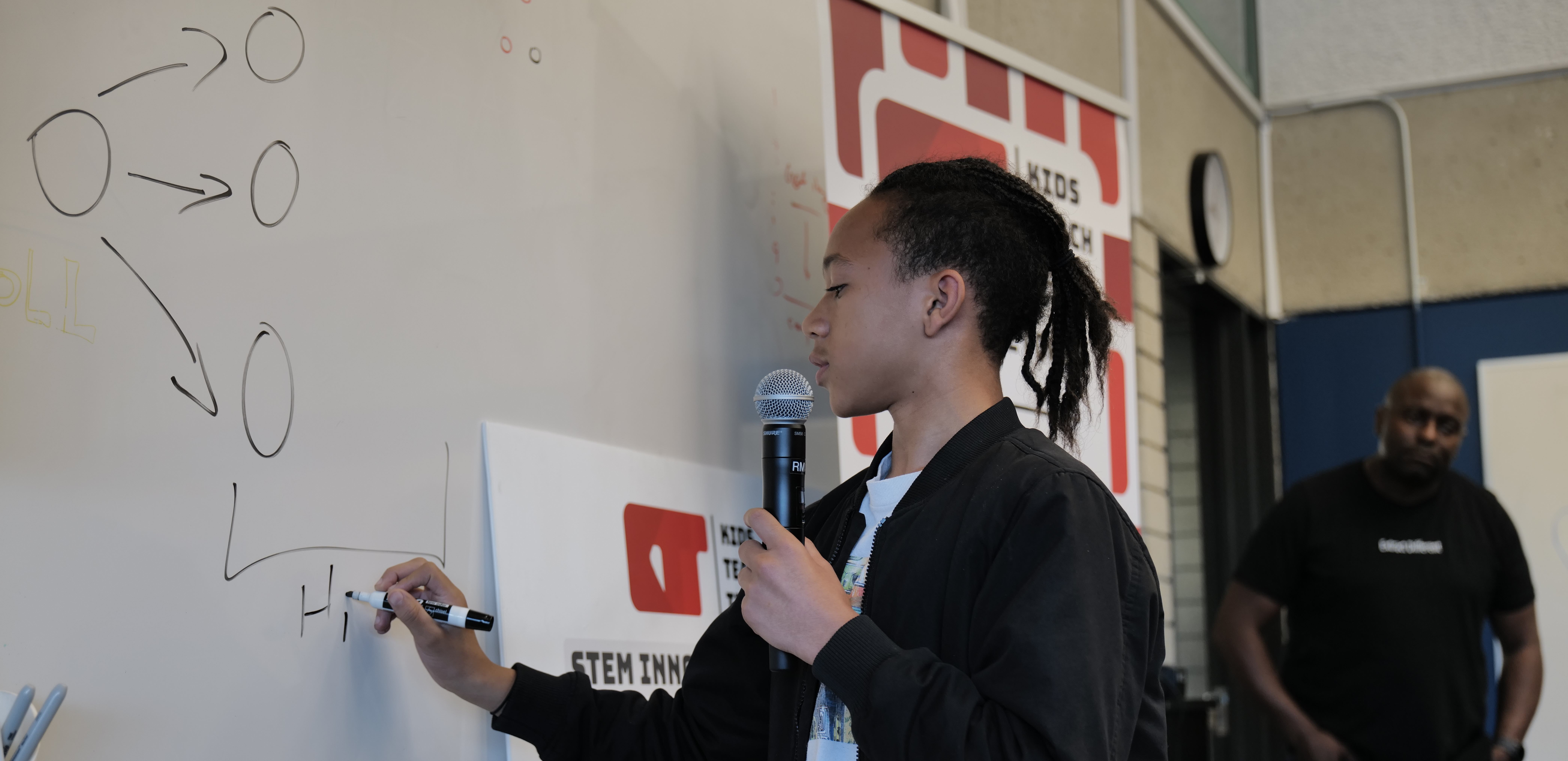 Slide Image - students and team posing for picture